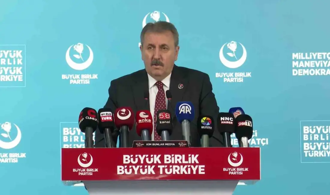 Büyük Birlik Partisi (BBP) Genel Başkanı Mustafa Destici, “Şu anda