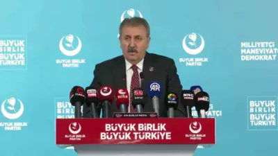 Büyük Birlik Partisi (BBP) Genel Başkanı Mustafa Destici, “Şu anda