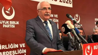 Büyük Birlik Partisi (BBP) Kayseri İl Başkanlığı Olağan Kongresi’nde konuşan