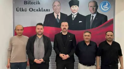 Bilecik’te esnaf odası başkanları, Ülkü Ocakları Bilecik İl Başkanı Bahadır