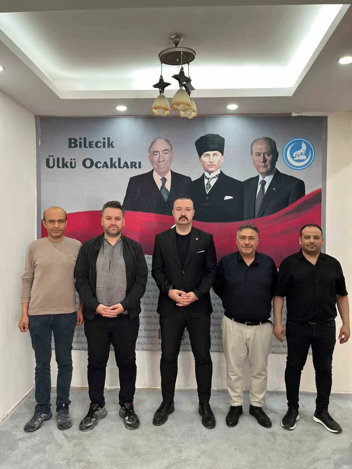 Bilecik’te esnaf odası başkanları, Ülkü Ocakları Bilecik İl Başkanı Bahadır