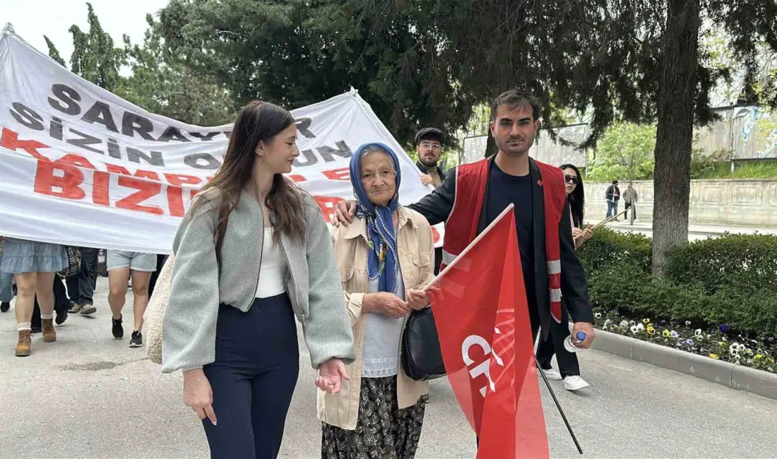 Burdur’da 1 Mayıs Emek ve Dayanışma Günü, yapılan kortej yürüyüşü