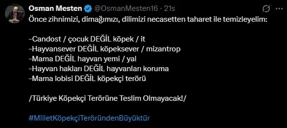 Sosyal medya hesabından yaptığı paylaşım sonrası hem tebrik hem de