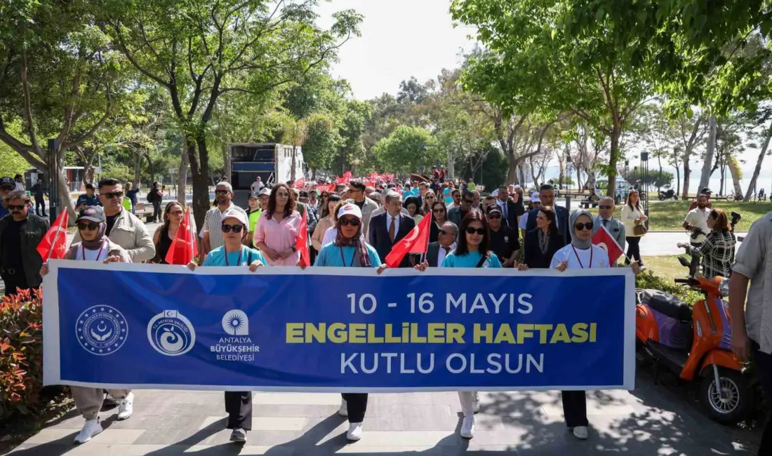 Antalya Büyükşehir Belediyesi, engelli bireylerin rahat, bağımsız ve güvenli ulaşabilmesi