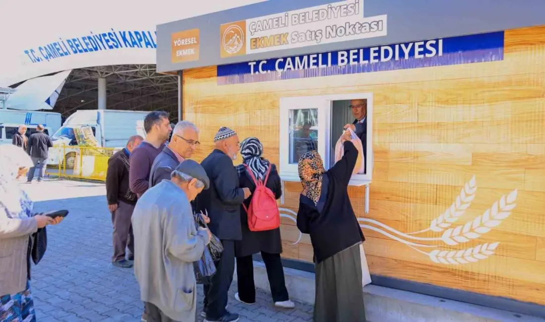 Çameli Belediyesi tarafından vatandaşların kaliteli, sağlıklı ve uygun fiyatlı ekmeğe