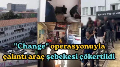 Bursa’da çalıntı, gümrük kaçağı ve hacizli araçların şase numaralarını değiştirerek