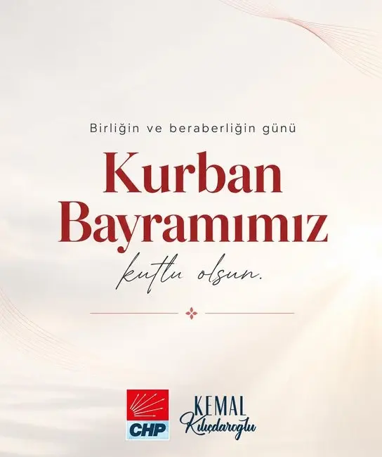 Cumhuriyet Halk Partisi (CHP) Genel Başkanı Kemal Kılıçdaroğlu, Kurban Bayram