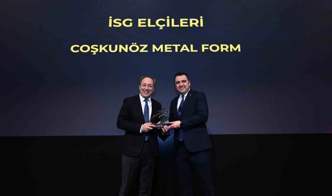 Coşkunöz Metal Form, Türkiye Metal Sanayicileri Sendikası (MESS) tarafından bu