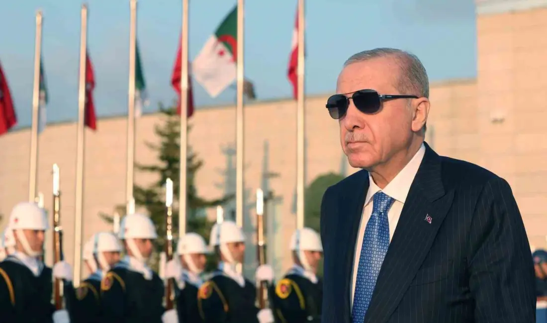 Cumhurbaşkanı Recep Tayyip Erdoğan, resmi ziyaret için Türkiye’ye gelen Cezayir