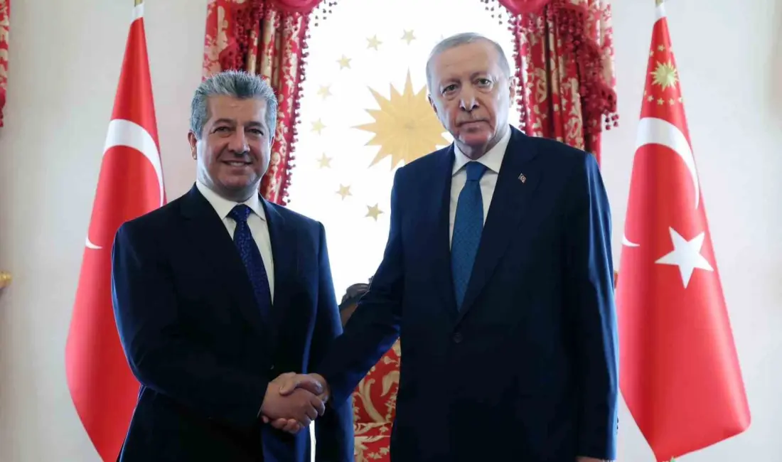 Cumhurbaşkanı Recep Tayyip Erdoğan, Irak Kürt Bölgesel Yönetimi (IKBY) Başbakanı