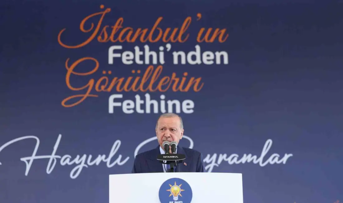 Cumhurbaşkanı Erdoğan İstanbul’un fethinin 573. yıl dönümü dolayısı ile Haliç’te