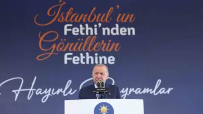 Cumhurbaşkanı Erdoğan İstanbul’un fethinin 573. yıl dönümü dolayısı ile Haliç’te
