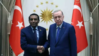 Cumhurbaşkanı Recep Tayyip Erdoğan, Sudan Başbakanı Kamil İdris’i kabul etti.