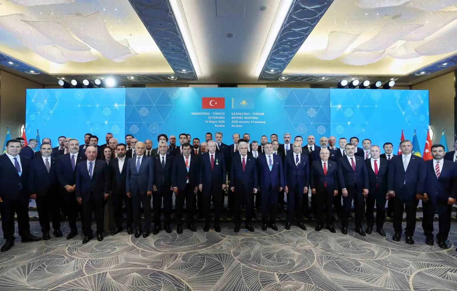Cumhurbaşkanı Recep Tayyip Erdoğan, Türkiye-Kazakistan İş Forumu Kapanış Toplantısı’nda yaptığı