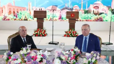 Cumhurbaşkanı Recep Tayyip Erdoğan, Cezayir Cumhurbaşkanı Abdülmecid Tebbun’a Türkiye Cumhuriyeti