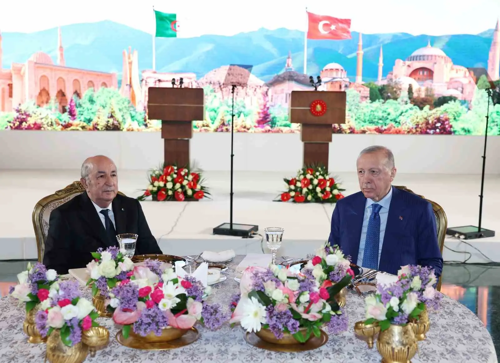 Cumhurbaşkanı Recep Tayyip Erdoğan, Cezayir Cumhurbaşkanı Abdülmecid Tebbun’a Türkiye Cumhuriyeti