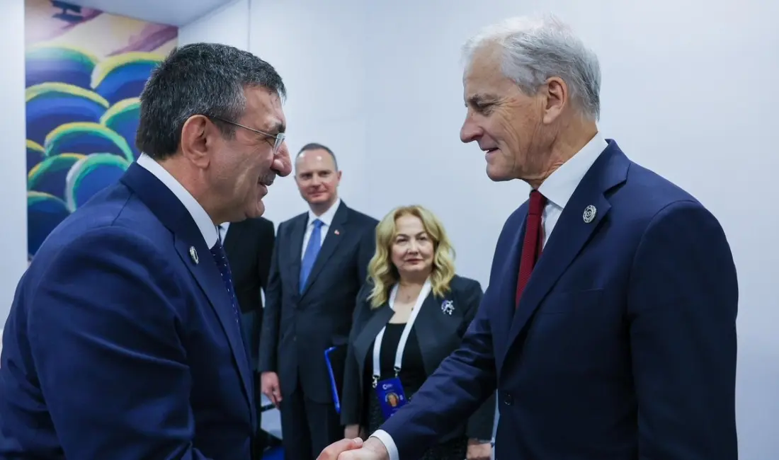 Cumhurbaşkanı Yardımcısı Cevdet Yılmaz, Erivan’da Norveç Başbakanı Jonas Gahr Store