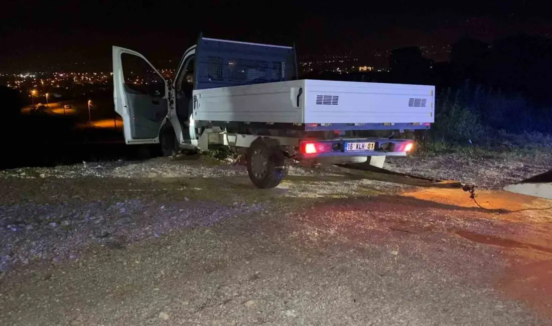 Bursa’nın İnegöl ilçesinde meydana gelen kazada, alkollü sürücünün kontrolünden çıkan