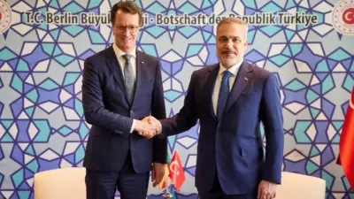 Dışişleri Bakanı Hakan Fidan, resmi ziyaret kapsamında geldiği Almanya’da Kuzey