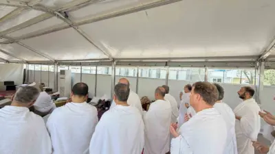 Diyanet İşleri Başkanı Prof. Dr. Safi Arpaguş, Arafat’ta Türk hacı