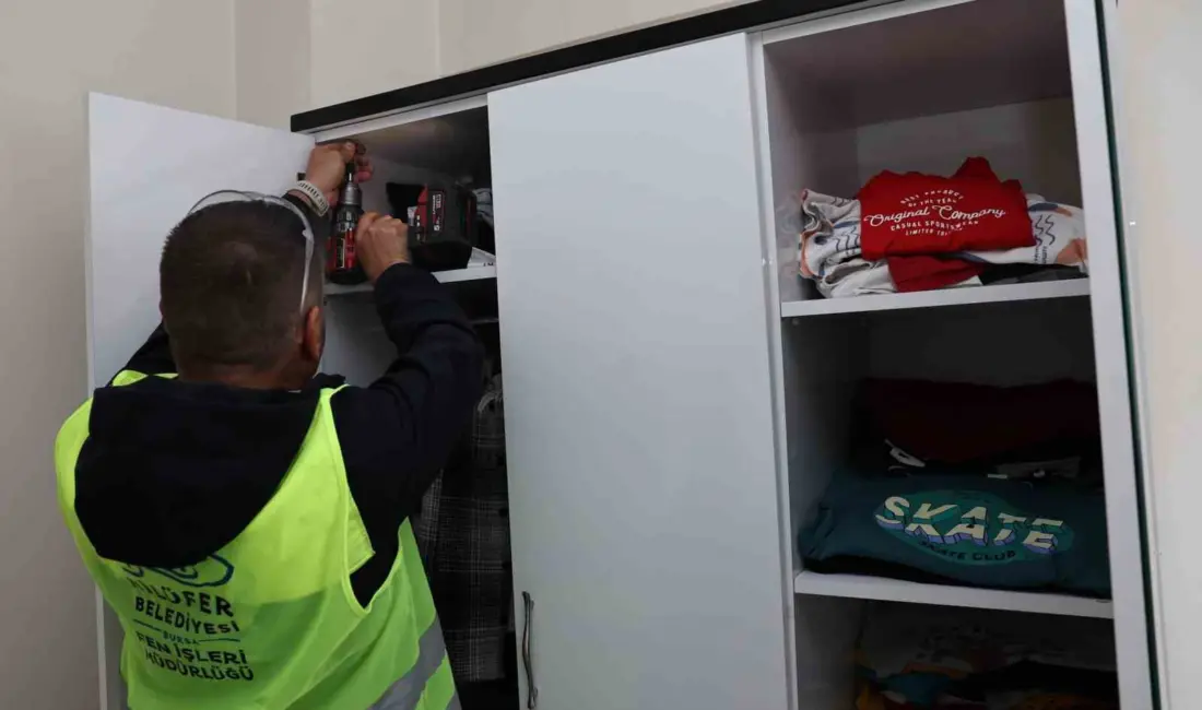 Bursa’da Nilüfer Belediyesi, “Engelsiz Nilüfer” projesi kapsamında engelli vatandaşların evlerindeki