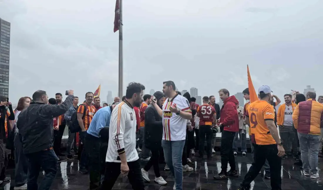 Galatasaray’ın şampiyonluğunu ilan etmesinin ardından New York ve New Jersey’de