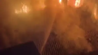Bursa’nın Gürsu ilçesinde gece saatlerinde bir evde çıkan yangın kısa