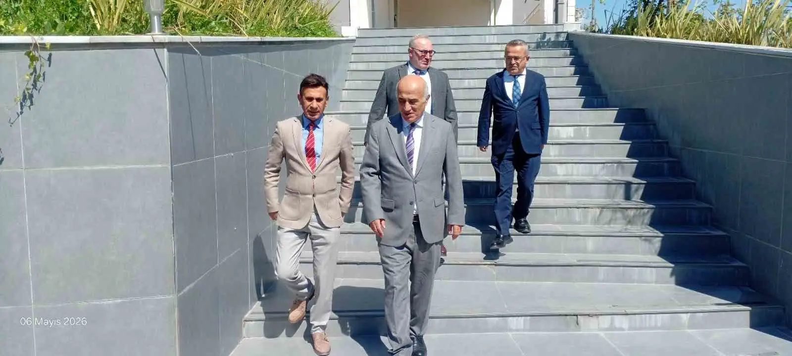 Gemlik Kaymakamı Osman Aslan Canbaba ile Gemlik Meslek Yüksekokulu Müdürü