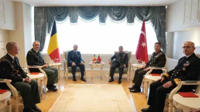 Genelkurmay Başkanı Orgeneral Selçuk Bayraktaroğlu, Belçika Genelkurmay Başkanı Orgeneral Frederik