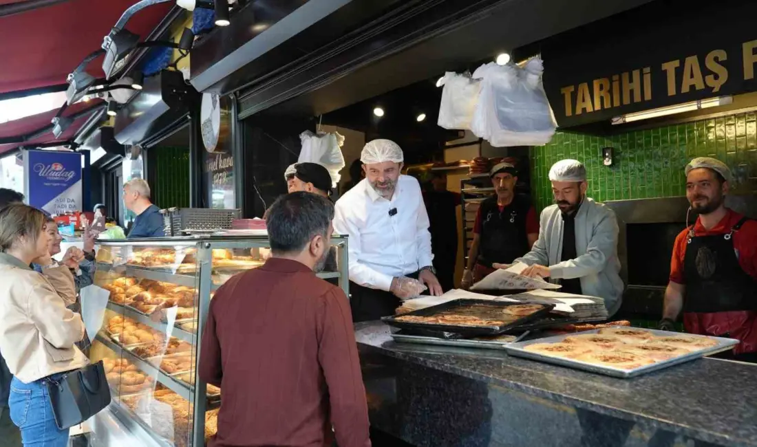 Gürsu’nun özel çocuklarının, Tarihi Abdal Meydanı’nda kahvaltı yapıp, Bursa’nın meşhur