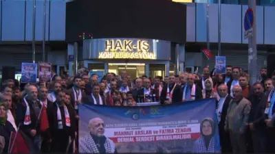 HAK-İŞ Genel Başkan Vekili Devlet Sert, “Siyonist işgalci İsrail’in, içerisinde