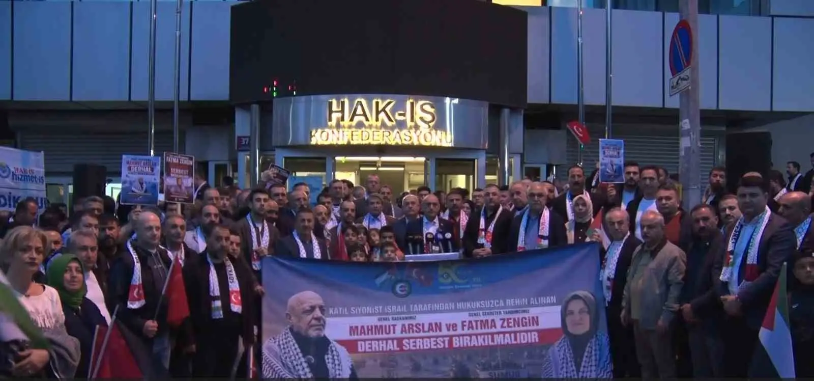HAK-İŞ Genel Başkan Vekili Devlet Sert, “Siyonist işgalci İsrail’in, içerisinde