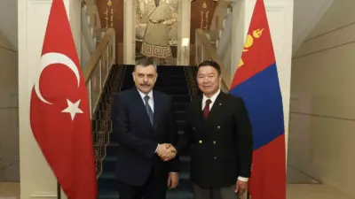 İçişleri Bakanı Mustafa Çiftçi, Moğolistan temasları kapsamında Türkiye-Moğolistan Karma Ekonomik