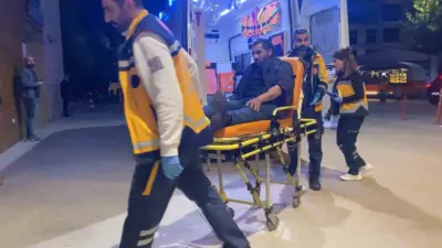 Bursa’nın İnegöl ilçesinde meydana gelen kazada motosiklet ile çarpışan bisikletin
