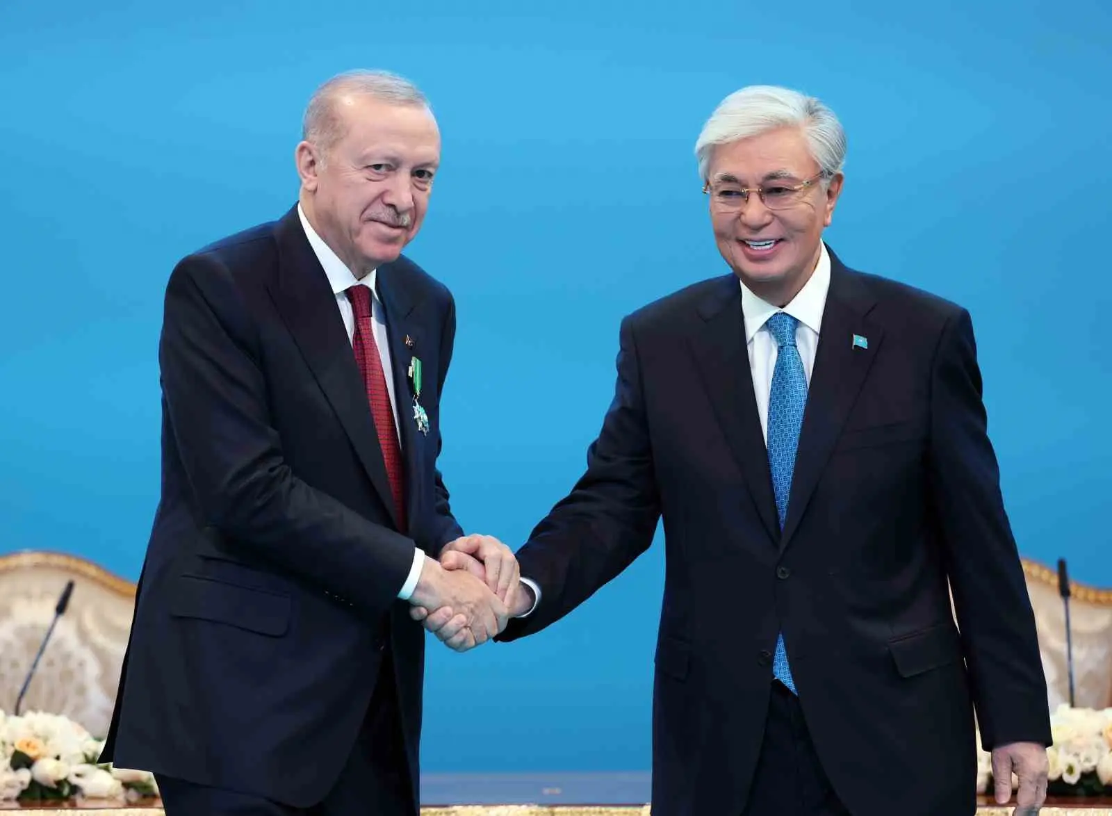 Kazakistan Cumhurbaşkanı Kasım Cömert Tokayev, Kazakistan ile Türkiye arasındaki ilişkilerin