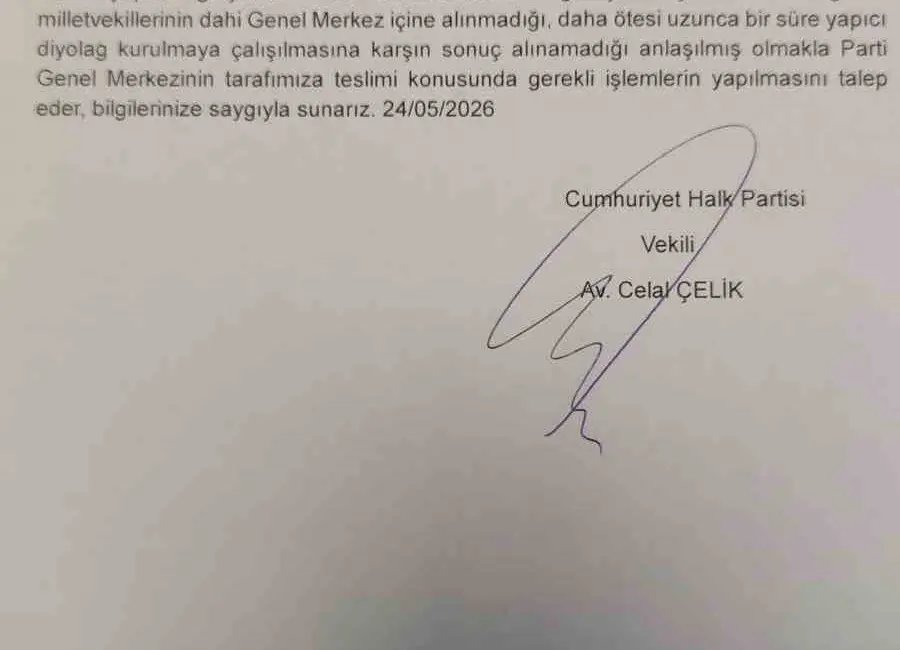 Cumhuriyet Halk Partisi (CHP) Genel Başkanı Kemal Kılıçdaroğlu’nun avukatı Celal