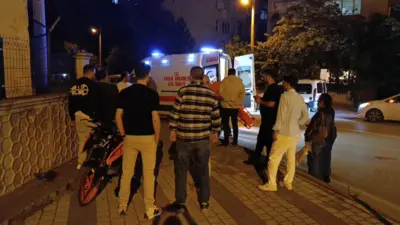 Bursa’nın İnegöl ilçesinde meydana gelen kazada duvara çarpan motosikletin sürücüsü