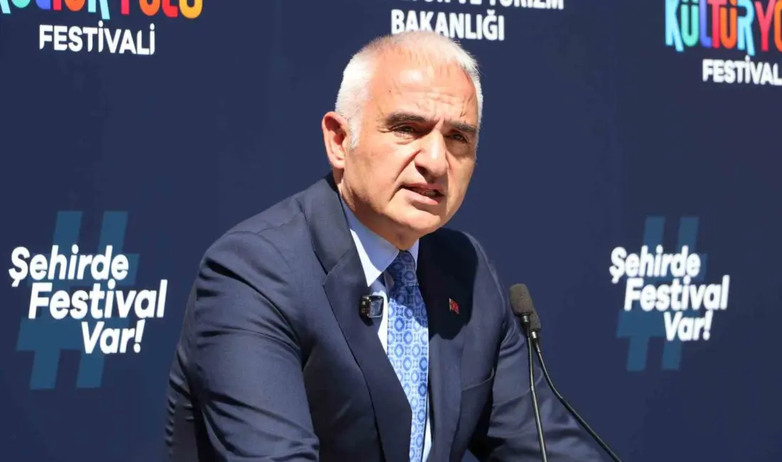 Eskişehir’de Kültür Yolu Festivali’nin açılışına katılan Kültür ve Turizm Bakanı