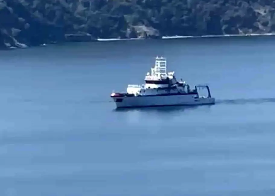 Marmara genelinde geniş bir alanda tarama faaliyetleri gerçekleştiren gemi, deniz