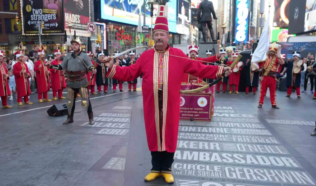 Milli Savunma Bakanlığı Mehter Takımı, ABD’nin New York kentindeki ünlü