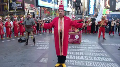 Milli Savunma Bakanlığı Mehter Takımı, ABD’nin New York kentindeki ünlü