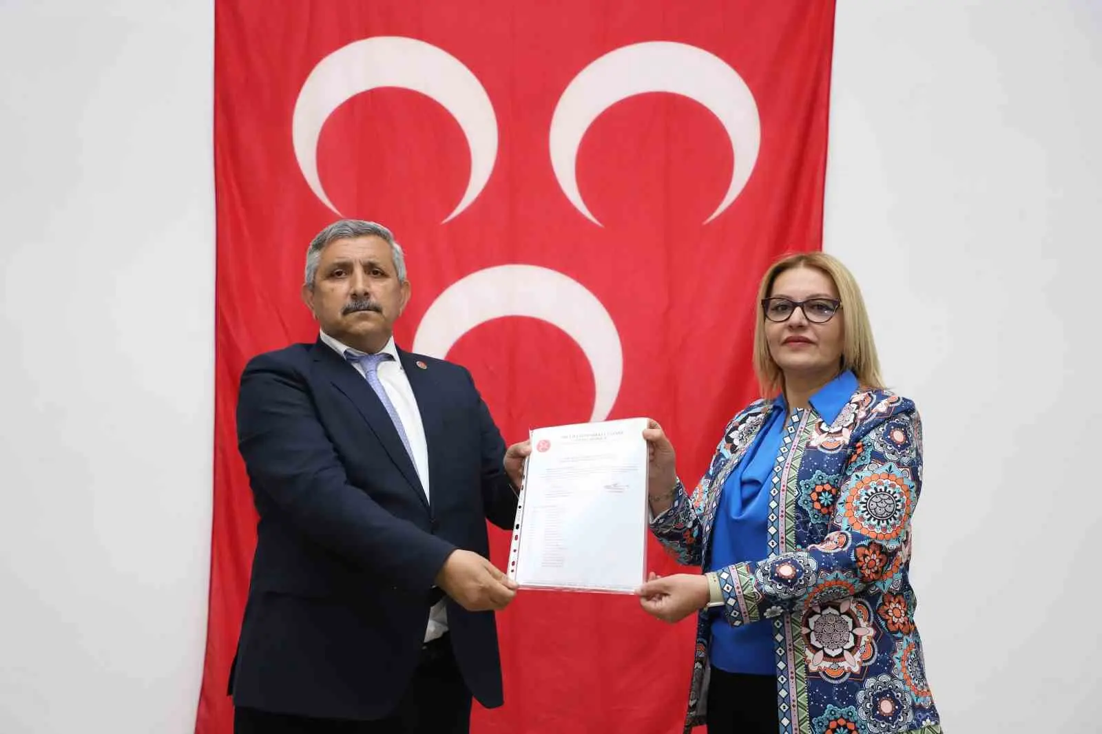 Milliyetçi Hareket Partisi Çıldır ilçe başkanı Nevruz Gündoğdu, düzenlenen törenle