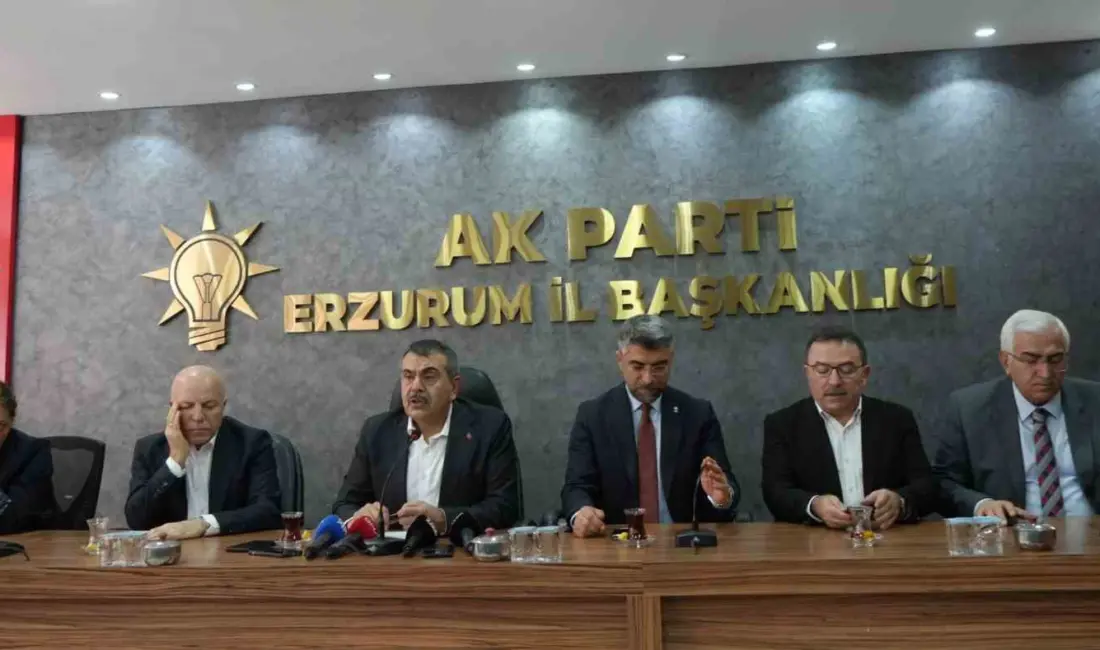 Milli Eğitim Bakanı Prof. Dr. Yusuf Tekin, Erzurum’da AK Parti