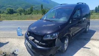 Bursa’nın Orhangazi ilçesinde Gölyaka sahil yolu üzerinde meydana gelen trafik