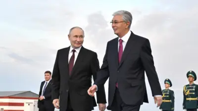 Rusya Devlet Başkanı Vladimir Putin, resmi ziyaret kapsamında Kazakistan’a geldi.