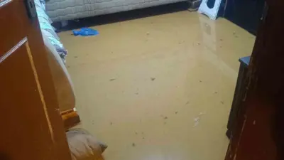 Bursa’nın İnegöl ilçesinde akşam saatlerinde etkili olan sağanak yağış, kırsal