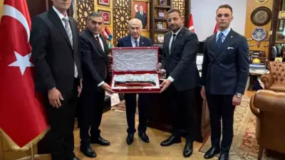 MHP Samsun İl Başkanı Burhan Mucur ve beraberindeki heyet, MHP