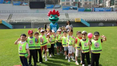 Bu yıl 24’üncüsü düzenlenen Nilüfer Uluslararası Spor Şenlikleri’nde okul öncesi