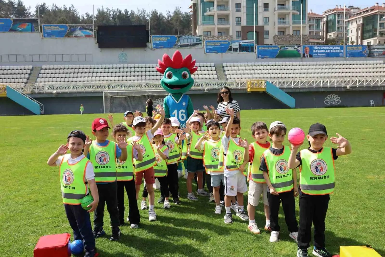 Bu yıl 24’üncüsü düzenlenen Nilüfer Uluslararası Spor Şenlikleri’nde okul öncesi