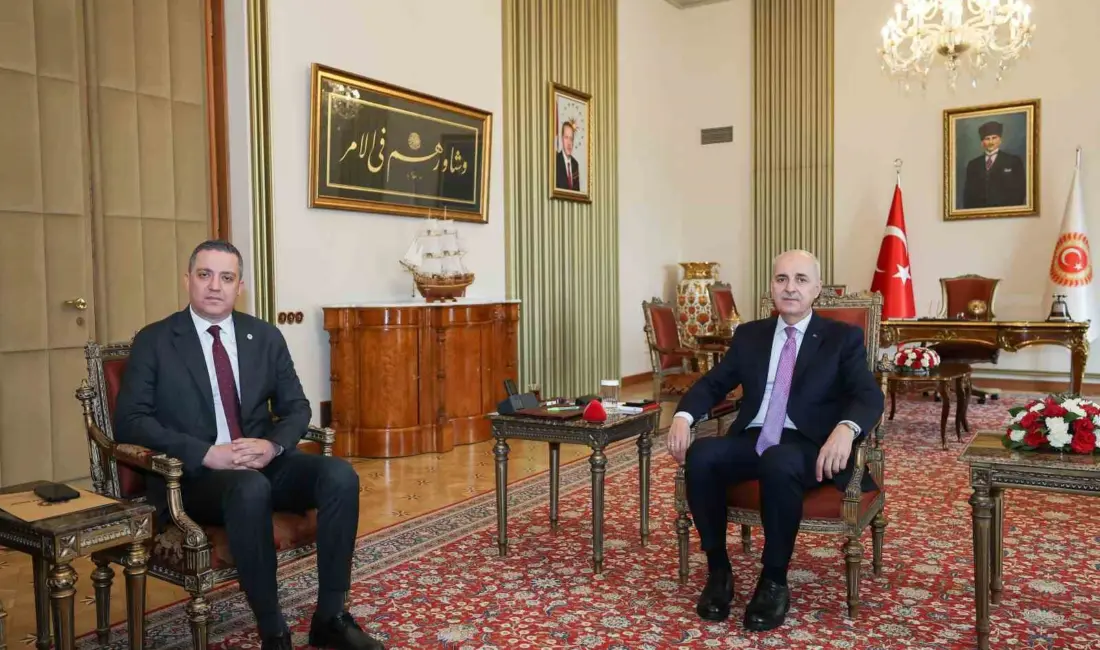 TBMM Başkanı Numan Kurtulmuş, Türkiye Barolar Birliği (TBB) Başkanı Erinç